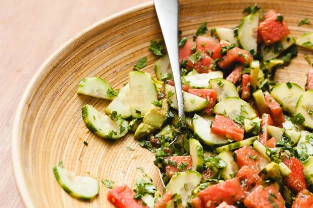 Cucumber & Watermelon Salad
