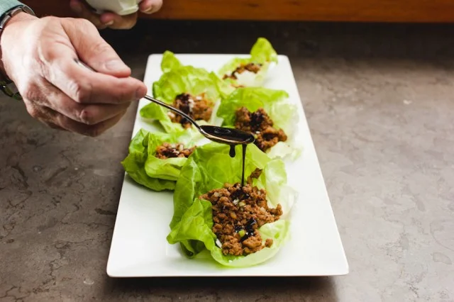 Hoisin Chicken Lettuce Cups!