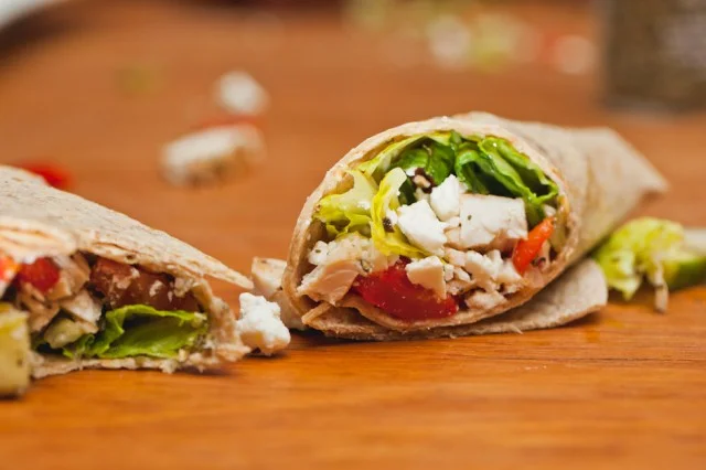 Mediterranean Chicken Wrap