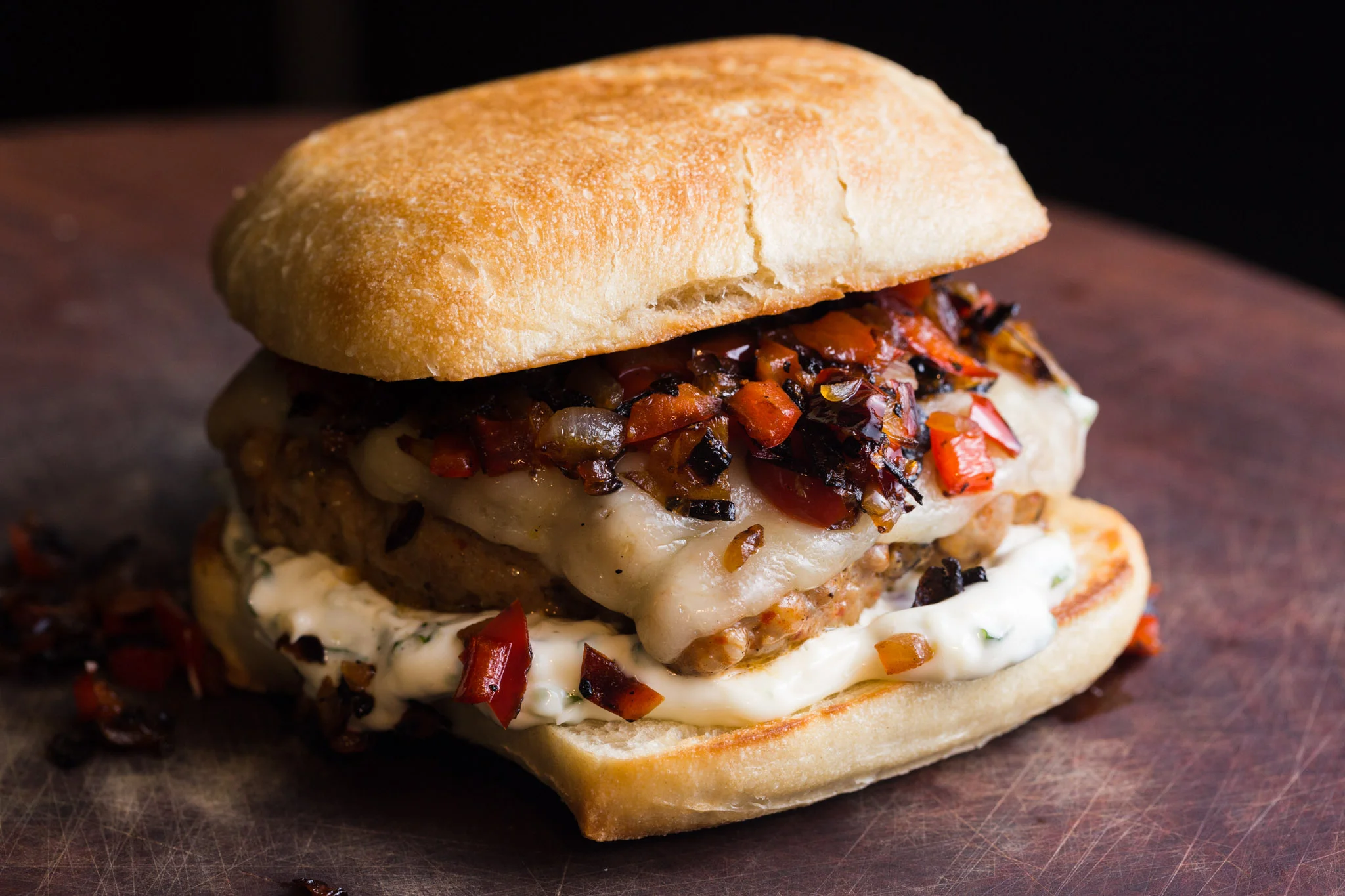 Italian Sausage Burger