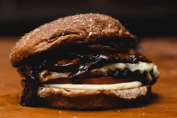 Teriyaki Mushroom Mushroom Burger