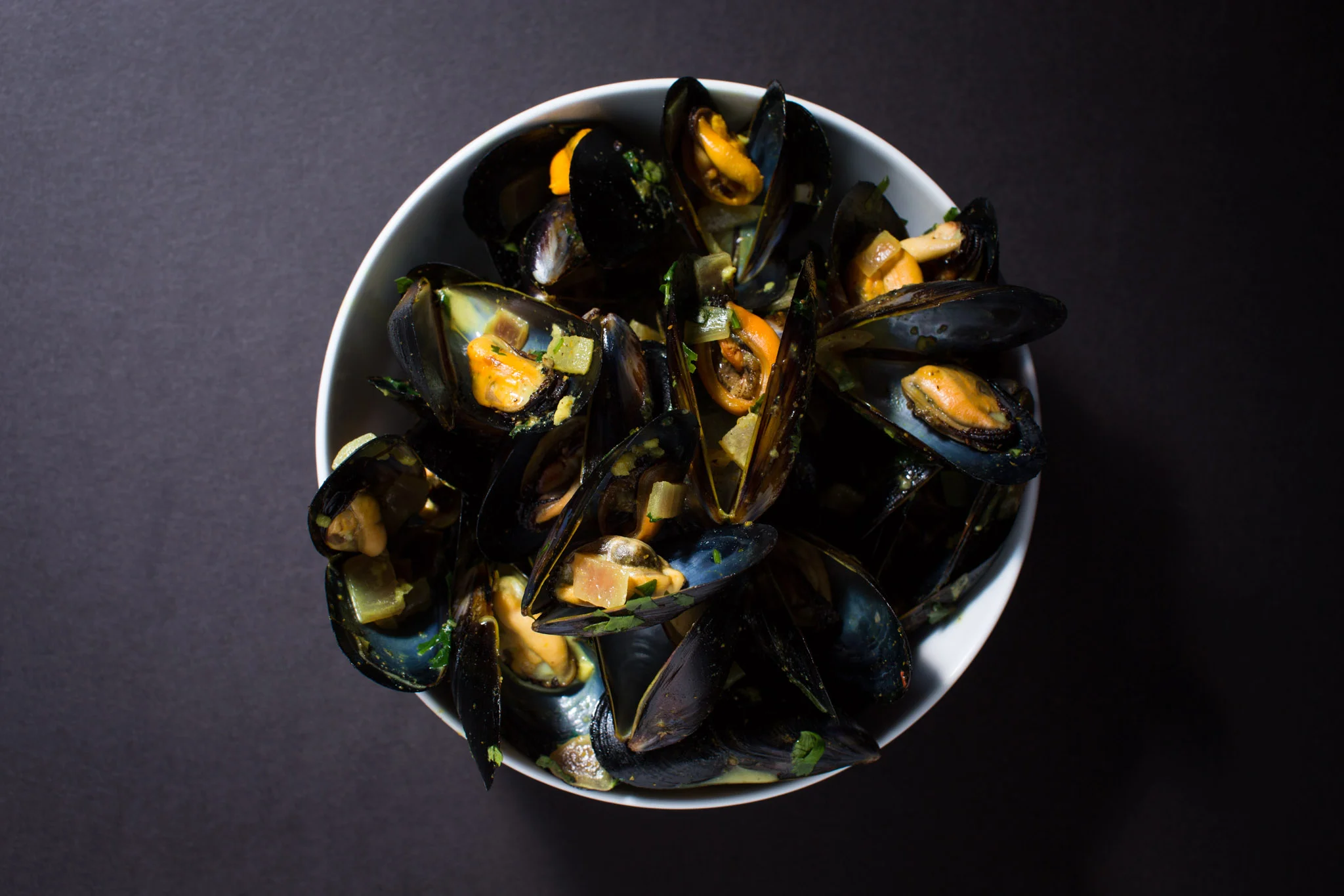 Curry Mussels
