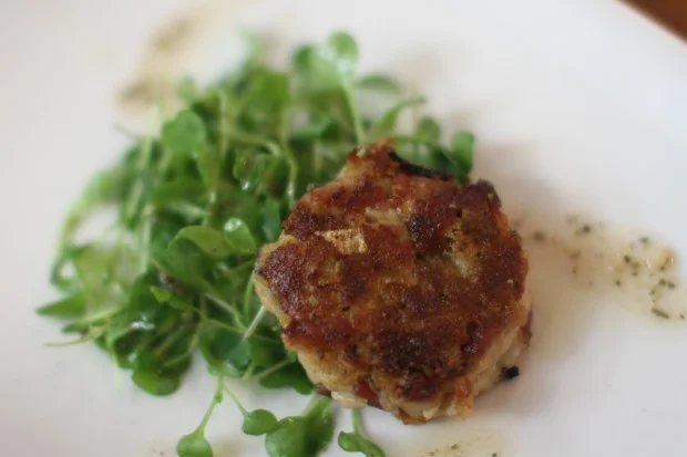 Stuffing, Mash & Bacon Cake