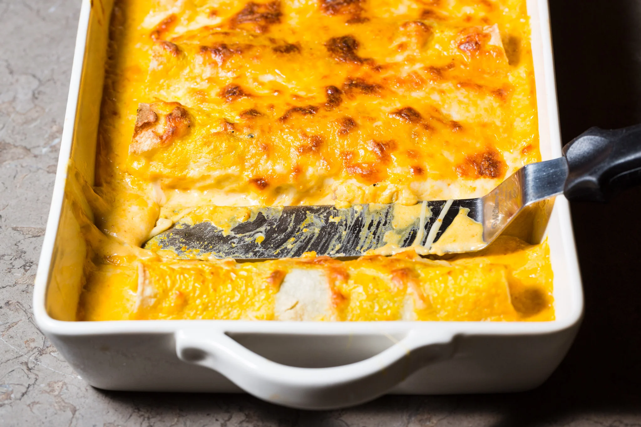 TURKEY ENCHILADAS WITH POBLANOS & PUMPKIN