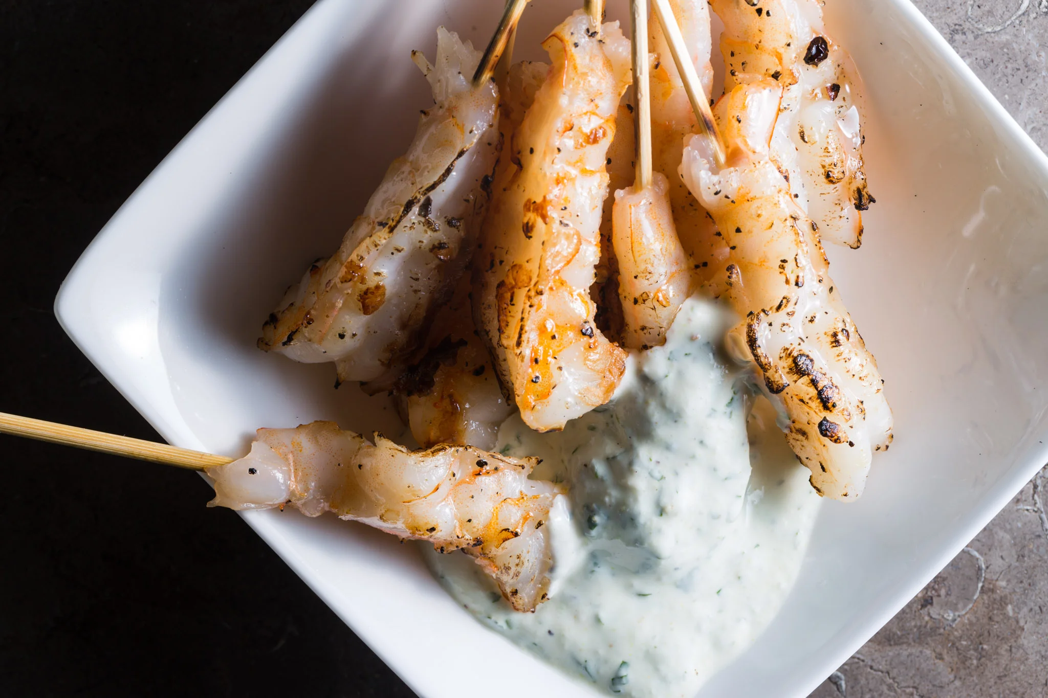 Grilled Shrimp with Horseradish