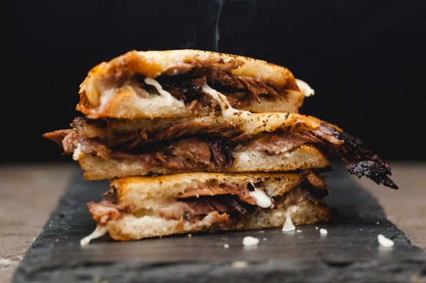 Brisket Grilled Cheese