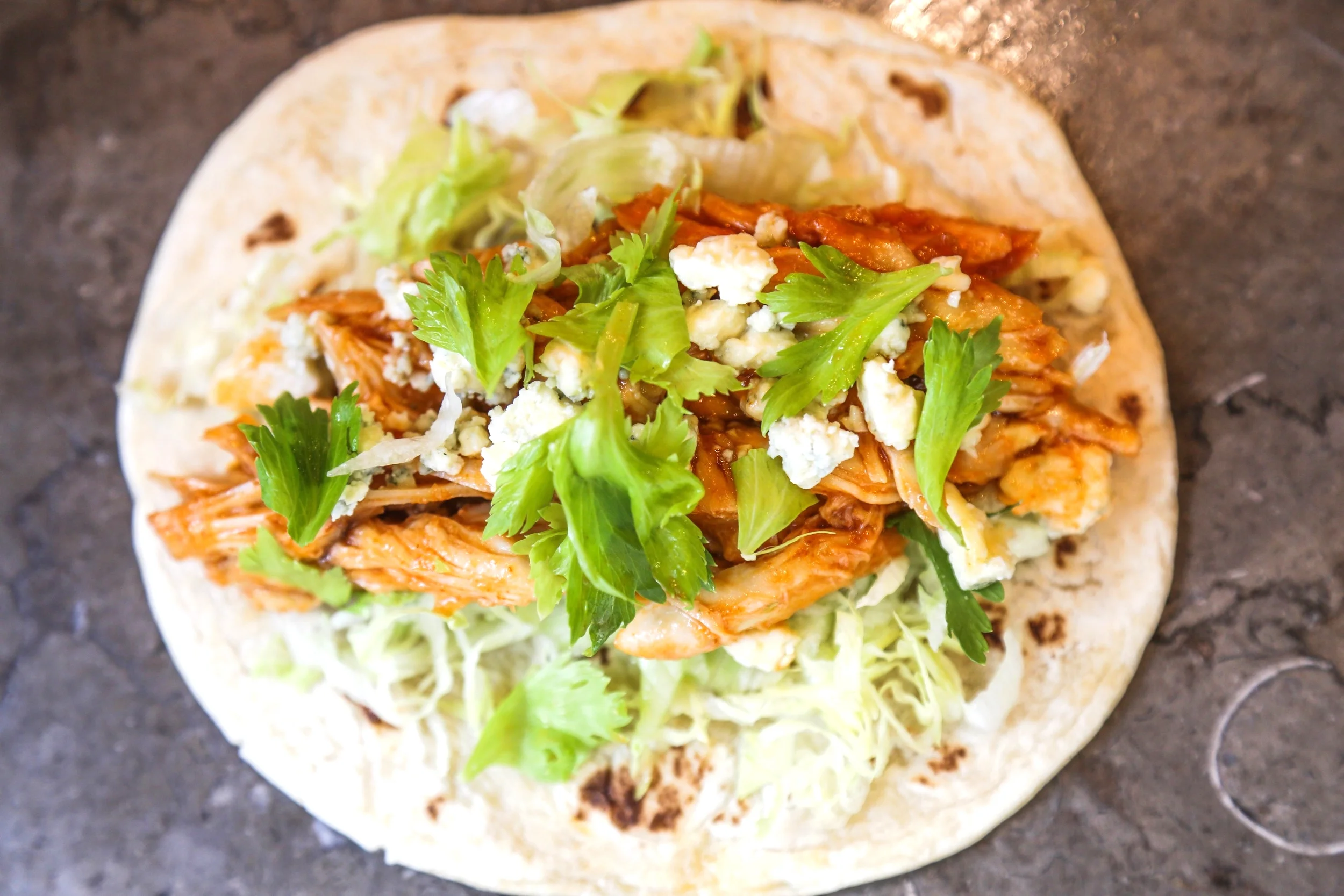 SAM THE COOKING GUY SRIRACHA CHICKEN WRAP.jpg
