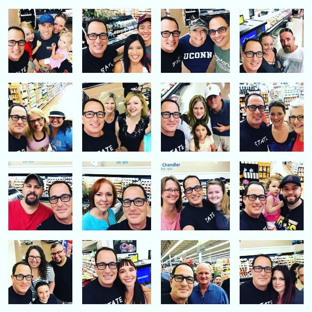 Some of the people who came to Chandler Albertsons.