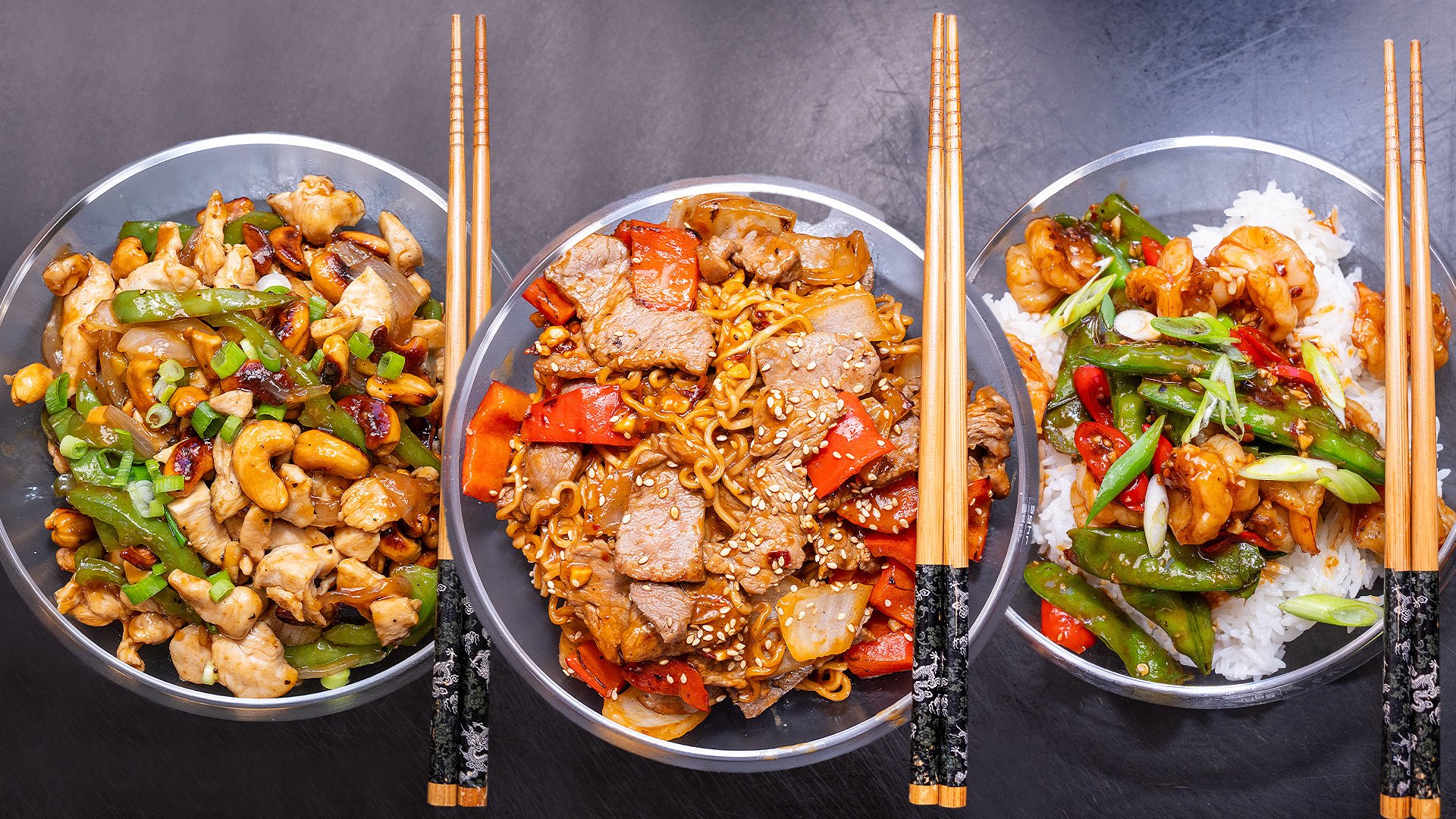 3 STIR FRY SAUCES