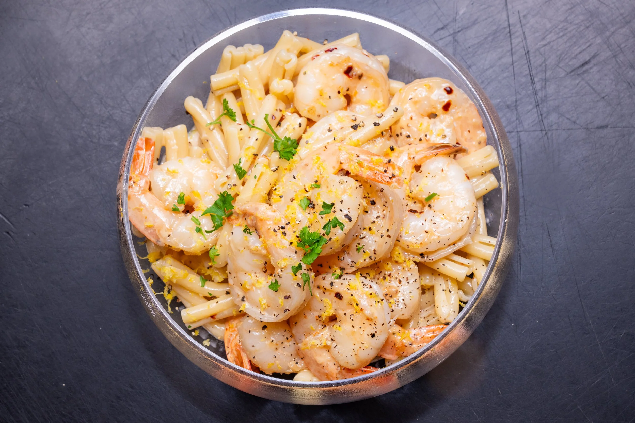 CREAMY GARLIC CHILI SHRIMP