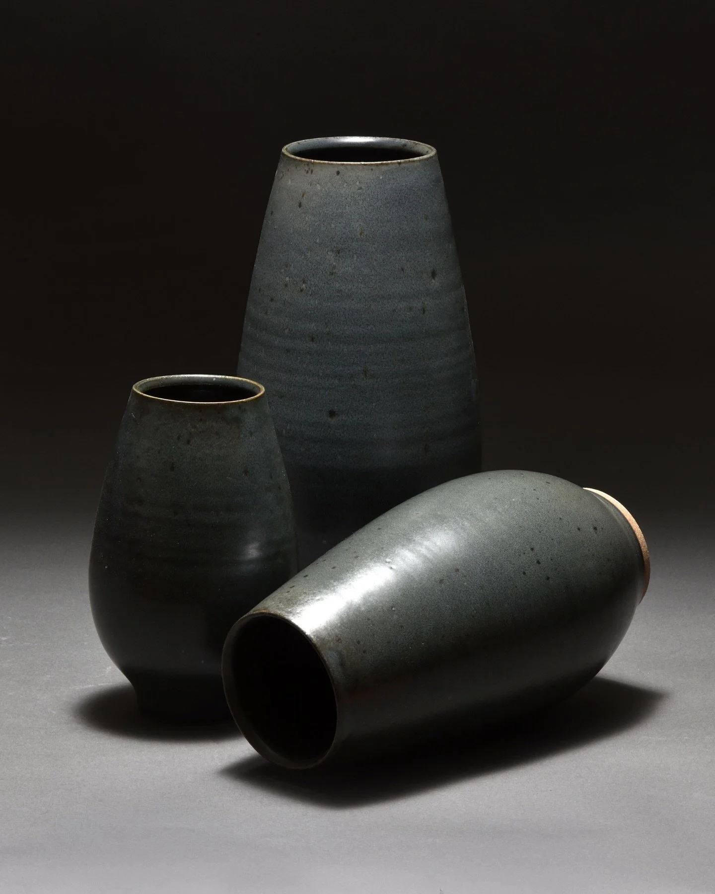 Updated silhouette for the Fog vase &mdash; narrower and with a slight pedestal. These and other new pieces will be at 3 upcoming holiday sales in the San Francisco Bay Area: Healdsburg 11/22, Oakland 12/6 and St. Helena 12/13-14. More details to com