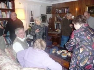 Saturday evening party at the Regens