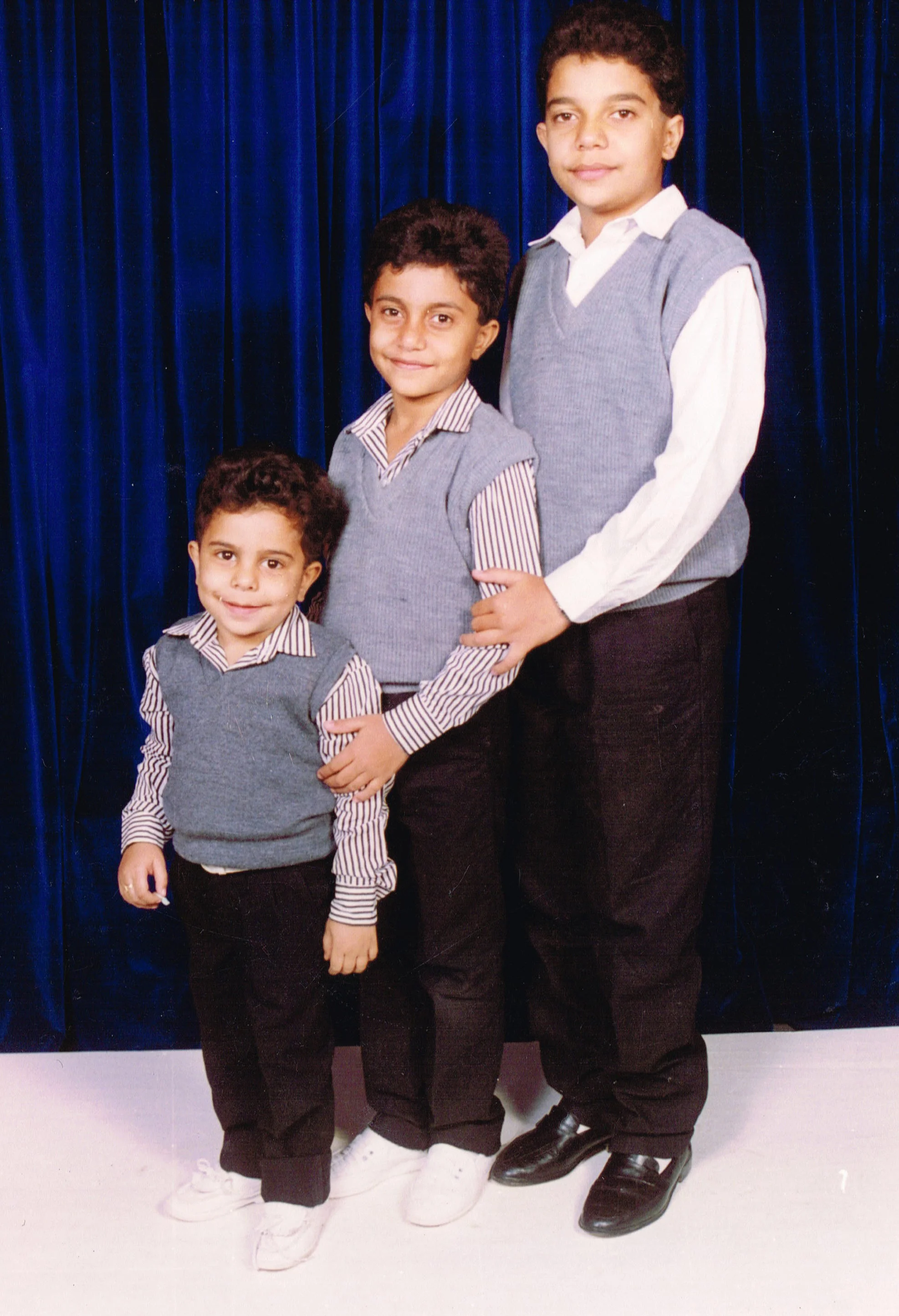 Matching outfits with my brothers have almost been a ritual in our family