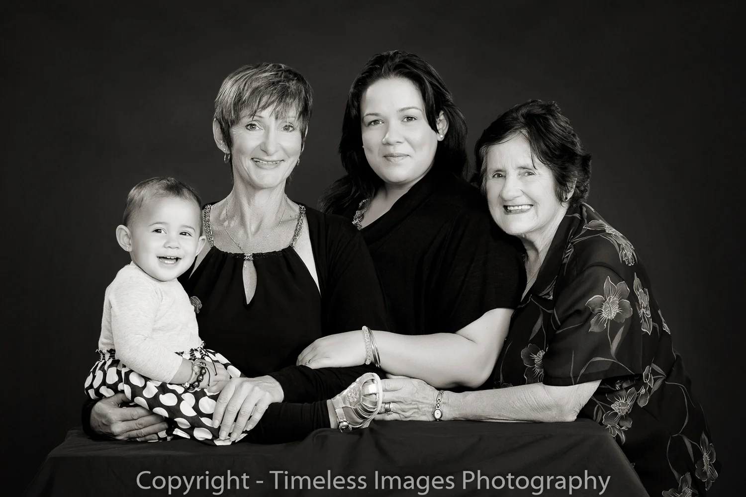 Four generations photoshoot