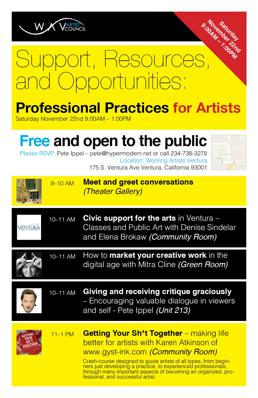 Support Resources and Opportunities: Professional Practices for Artists