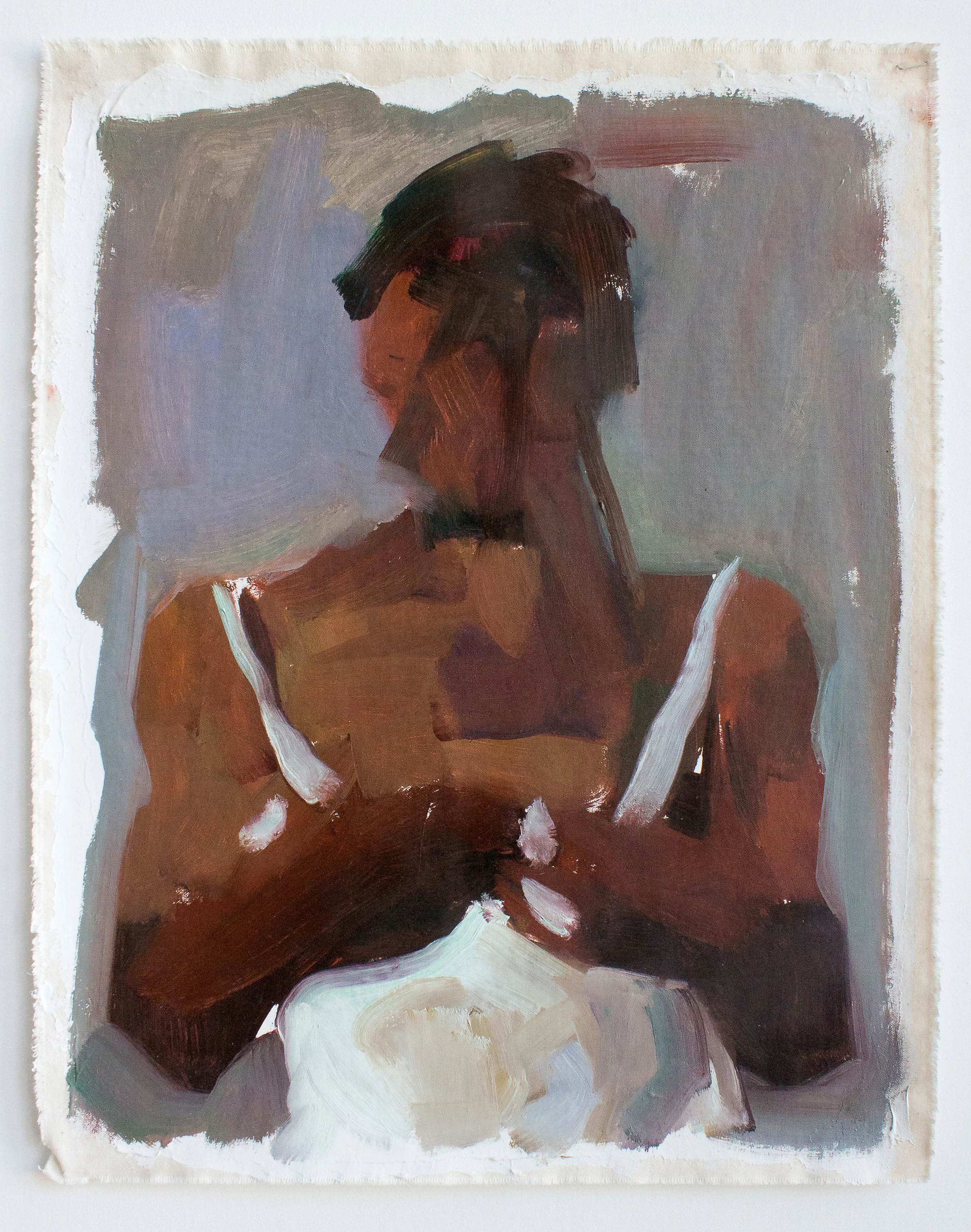 Access_Resist 2_H19%22xW14.5%22_Oil on canvas_2014.jpg