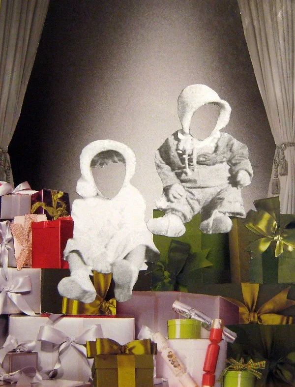 SW 16 Lynn Rodriguez, photo collage. H35.5 x W28 inches, Identity and self-exploration class, fall 2009, Art League Houston, TX. .jpg