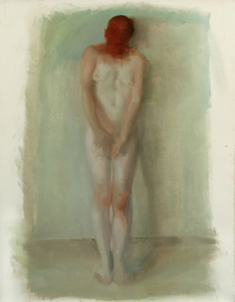 BESIDE, touched, Oil on canvas H60"xW48", 2009