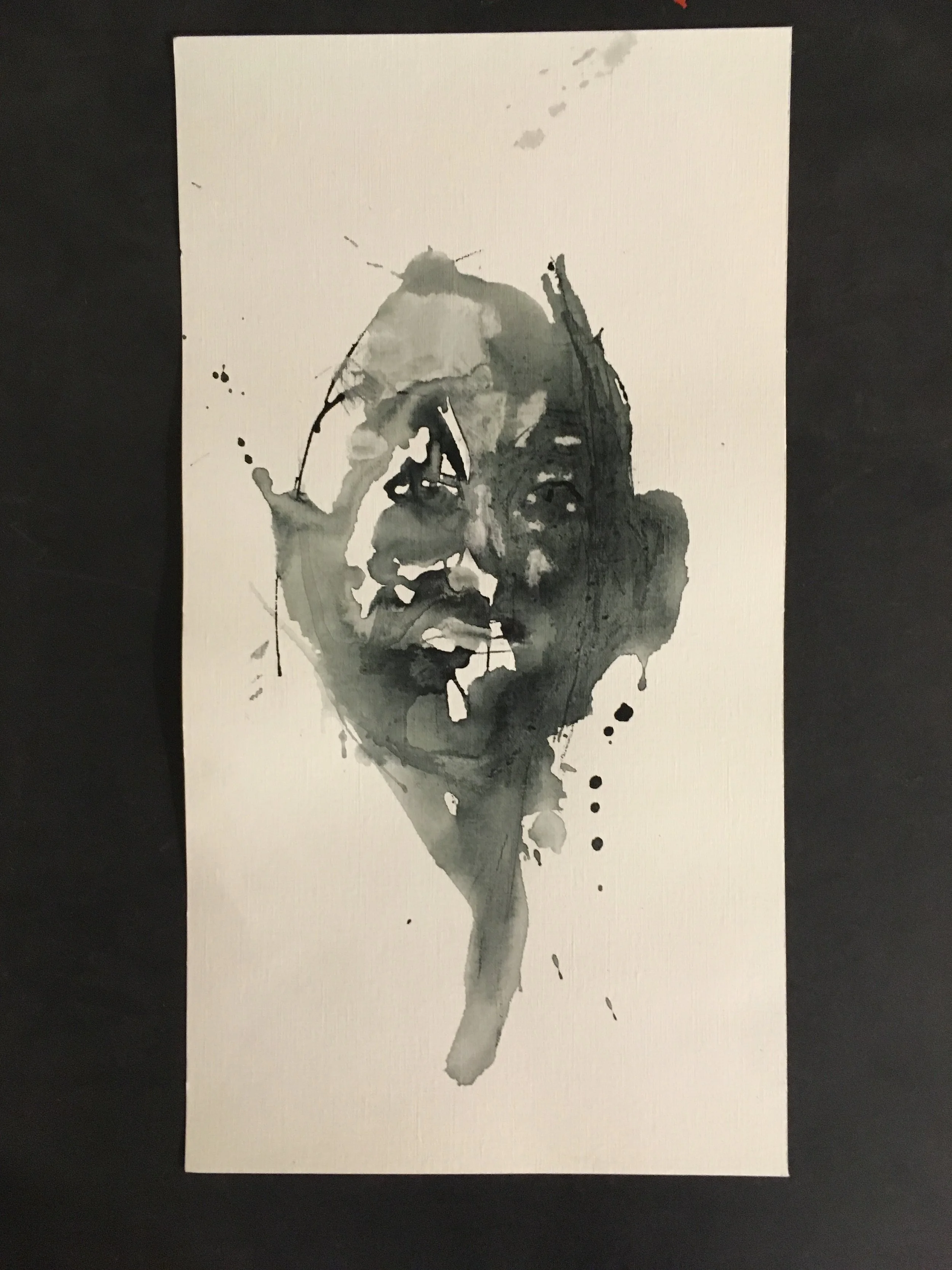 2. 8.5"x16", Ink on paper, 2018