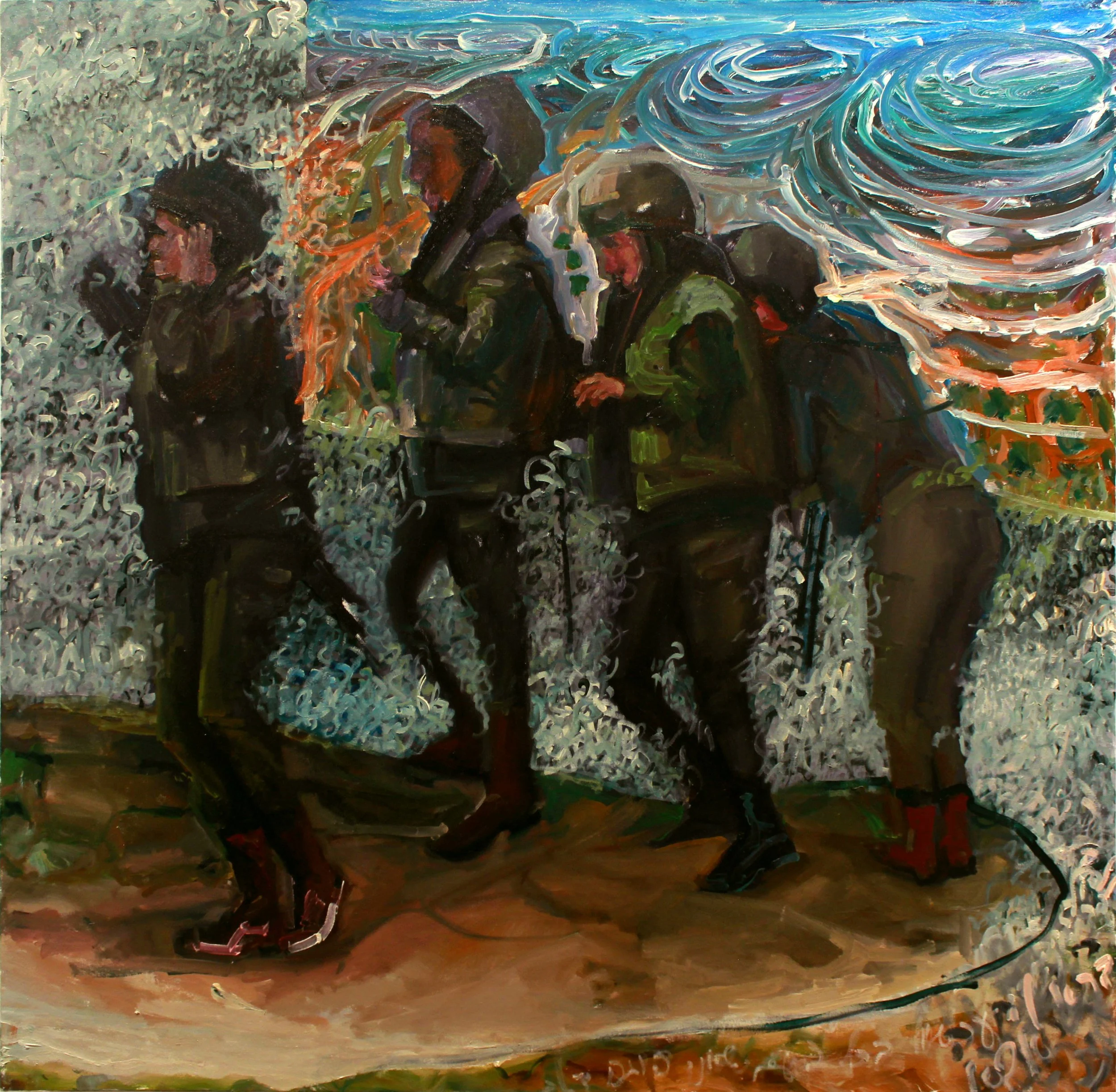 9 Now, every Time I Open a Door Oil on canvas H44 x W 45 2026.JPG