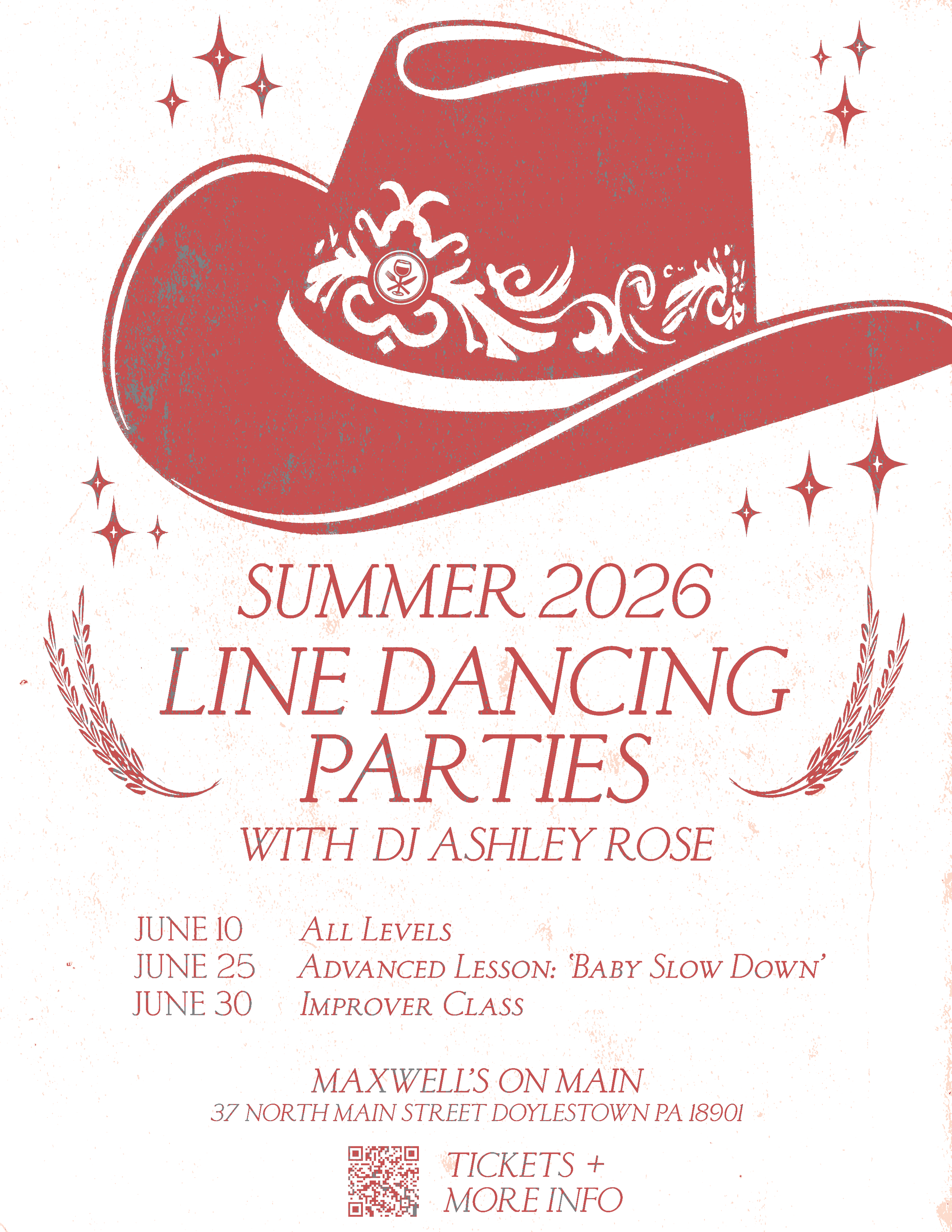6/25/26 | ADVANCED LINE DANCING with DJ Ashley Rose