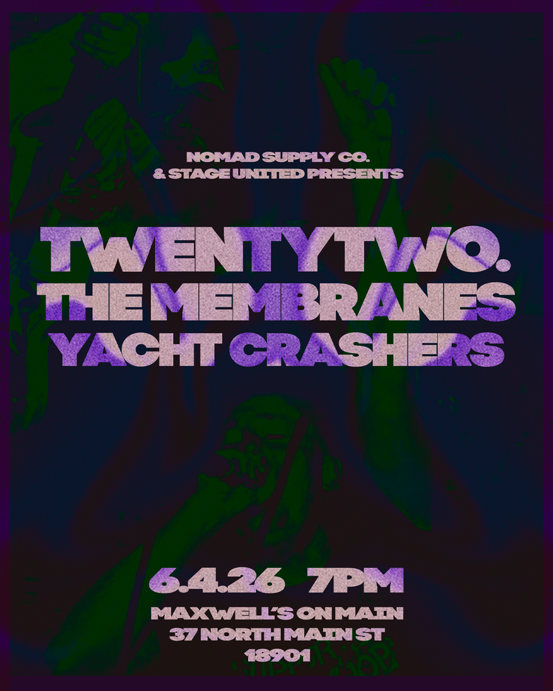 6/4/26 | TWENTYTWO. + MEMBRAINS + YACHT CRASHERS