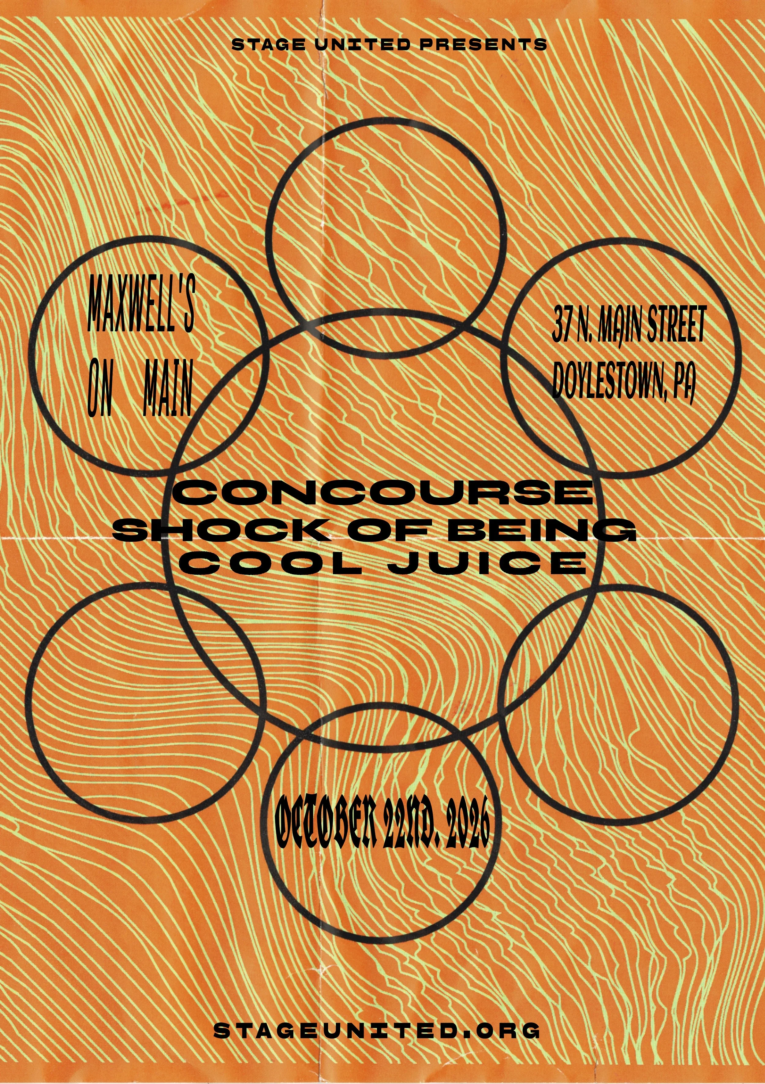 10/22/26 | CONCOURSE + SHOCK OF BEING + COOL JUICE