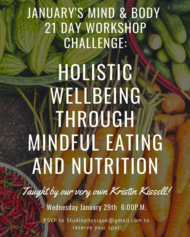 Come check it out! Kristin Kissell is a holistic nutritionist speaking about our relationship with food and how to break our habitual cycle that leads us down a rabbit hole of guilt and bad eating habits. #nutrition #education #breakthehabit #21daych
