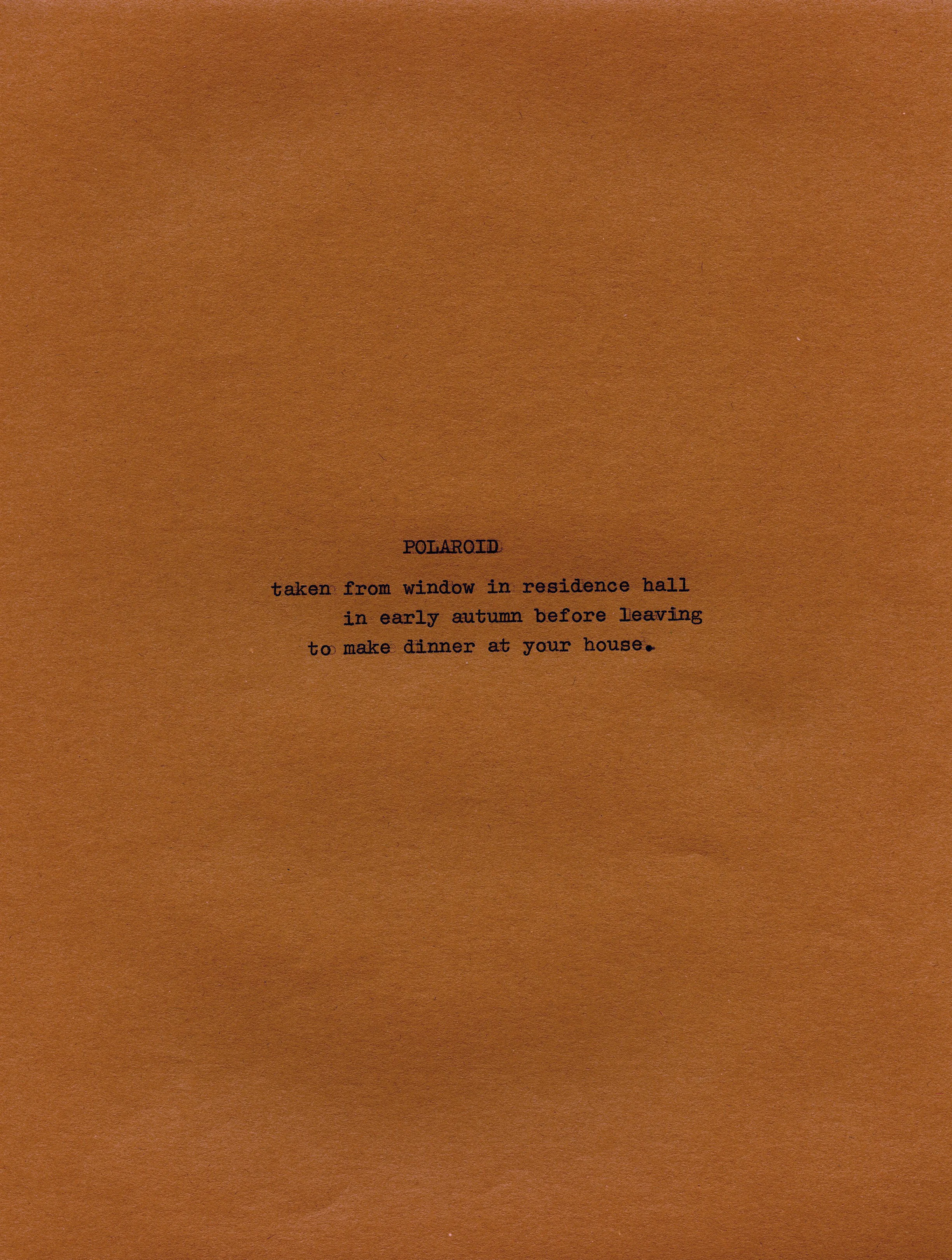 Polaroid Log