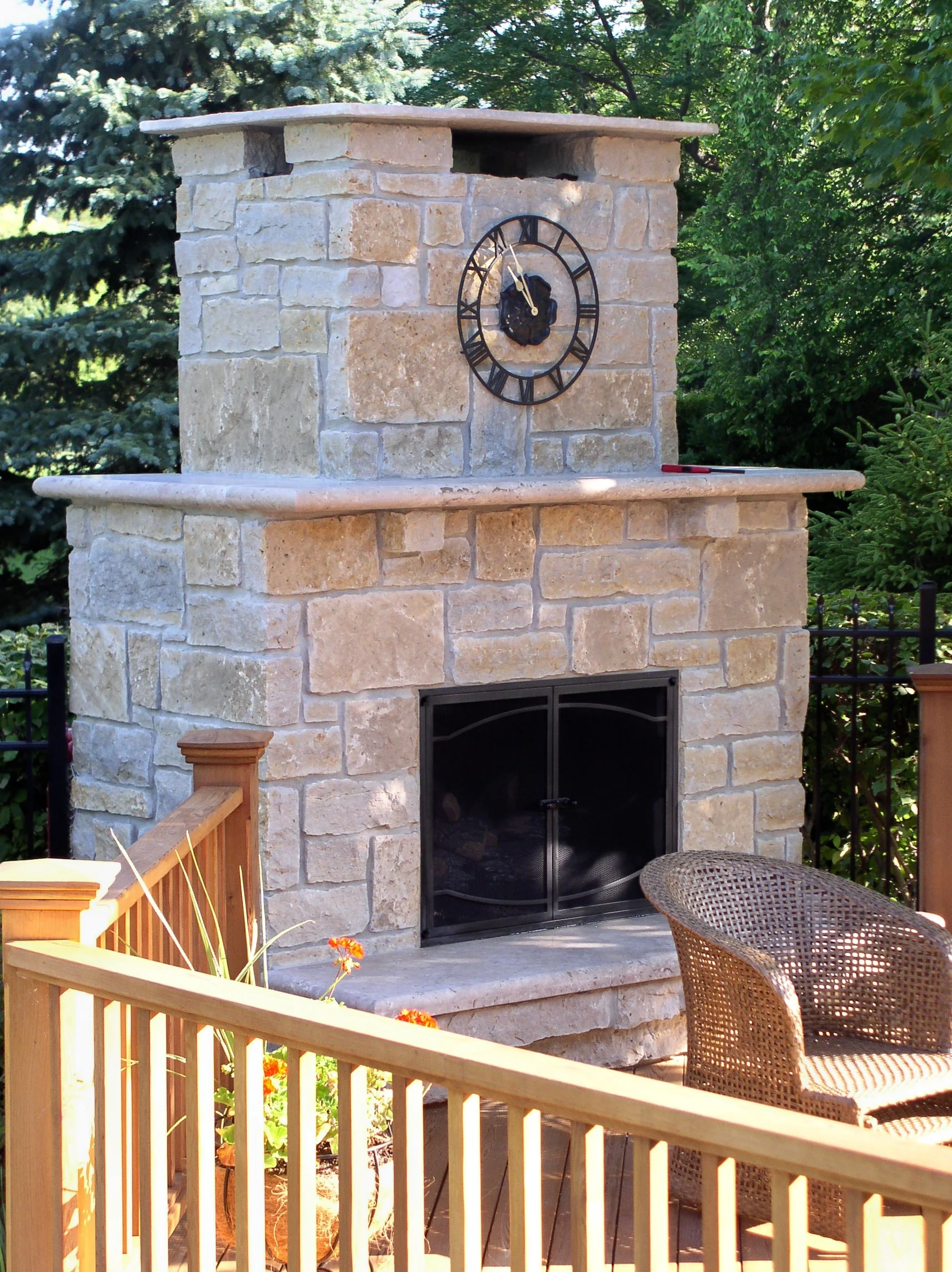 Outdoor Fireplace