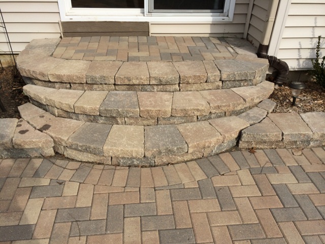 Unilock Pavers installed improperly.
