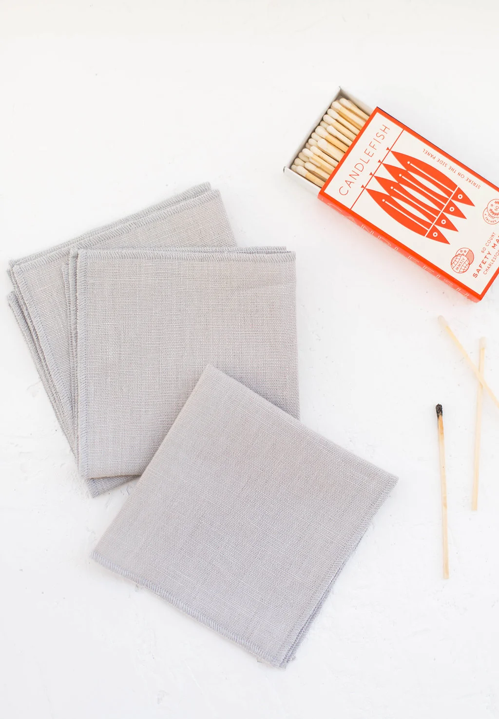Dove Grey Casual Napkin Set