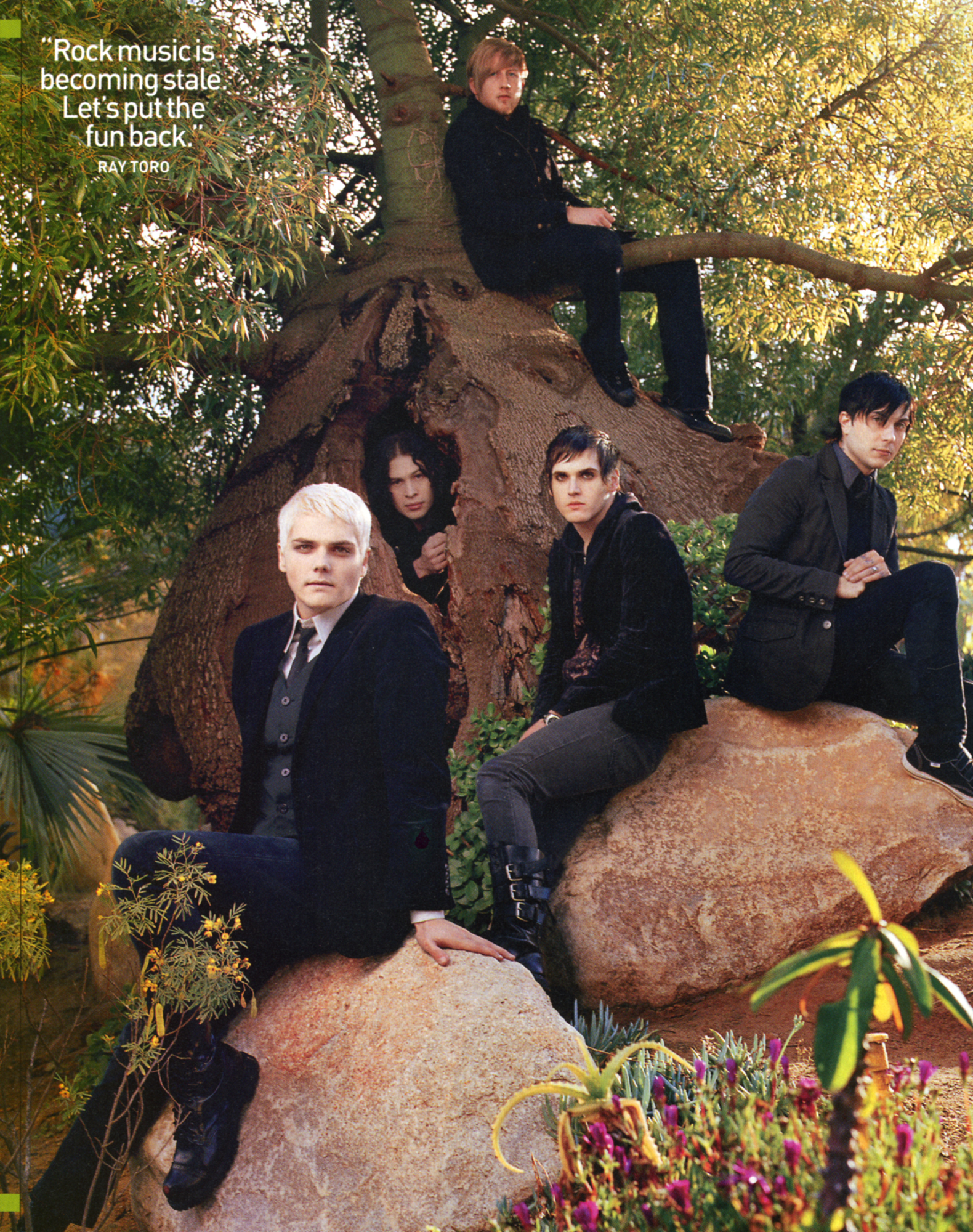 Spin Magazine Cover & Editorial - My Chemical Romance 