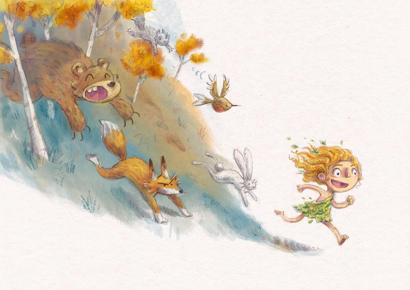 Run run run.
.
.
.

#jamesillustrated #art #painting #illustration #watercolor #drawing #coloredpencil #kidlitart #kidlitartist #picturebook #picturebookart #childrensbook #childrensbookart #traditional_art #traditionalart #picturebookillustrator #pi