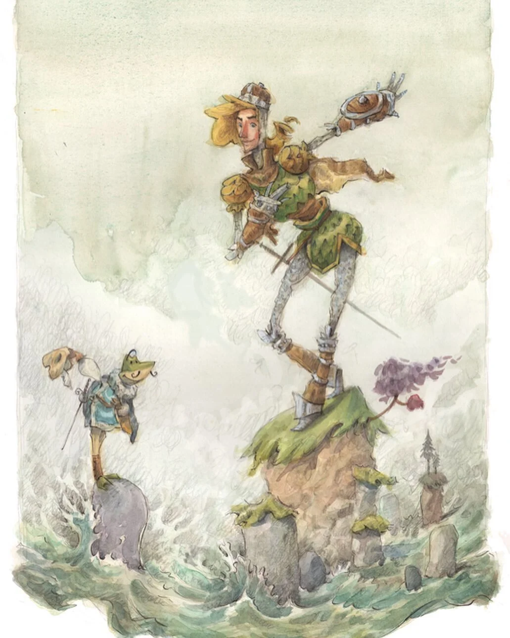 Greetings Monsieur
.
.
.
#greetings #jamesillustrated #knight #watercolor #frog #musketeers