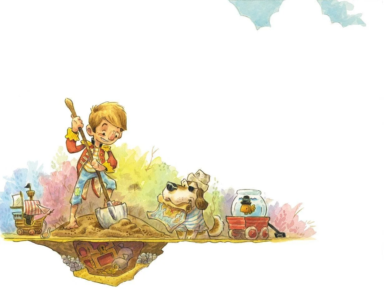 Buried treasure
.
.
.
#pirate #treasure #buriedtreasure #kidlitart #kidlitillustration #picturebooks