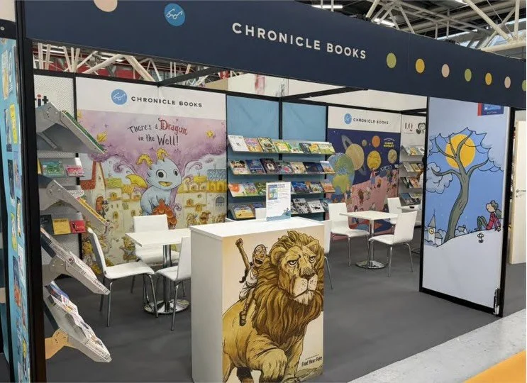 So happy to see my little guy all blown up! It&rsquo;s a dream of mine to get to the Bologna book fair some day. Happy the dragon got there first! Thanks so much @chroniclebooks