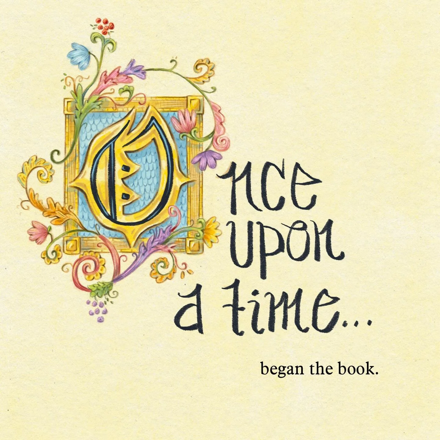 Fancy beginnings&hellip;

#childrensbook #picturebook #illuminatedletters