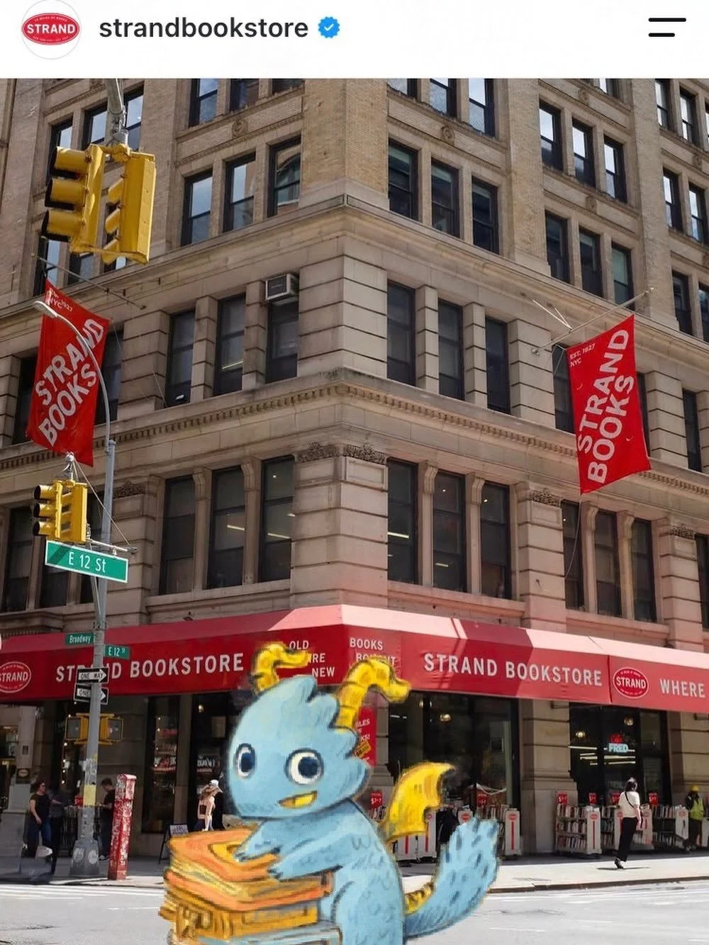 Come join me on Sept 5 at The Strand! @strandbookstore in Union Square NYC to hear me read my new book, There&rsquo;s a Dragon in the Well, from @chroniclekidsbooks ! There will be dragons, free stickers and a hilarious amount of uninformed panic! Ho