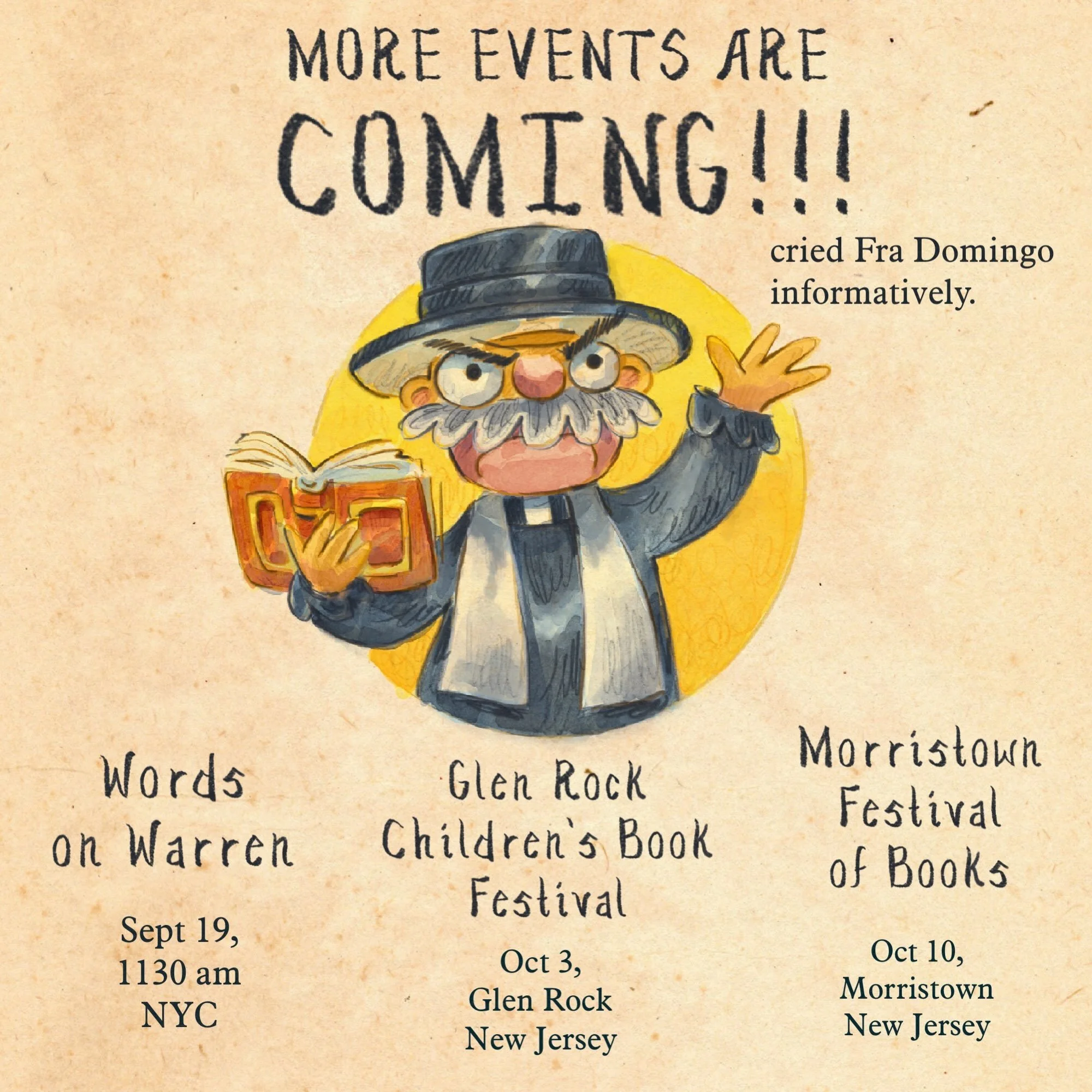 The dragon tour continues! Hope to see you all to share this great new book! @chroniclekidsbooks @wordsonwarren @glenrockguild @morristownbooks