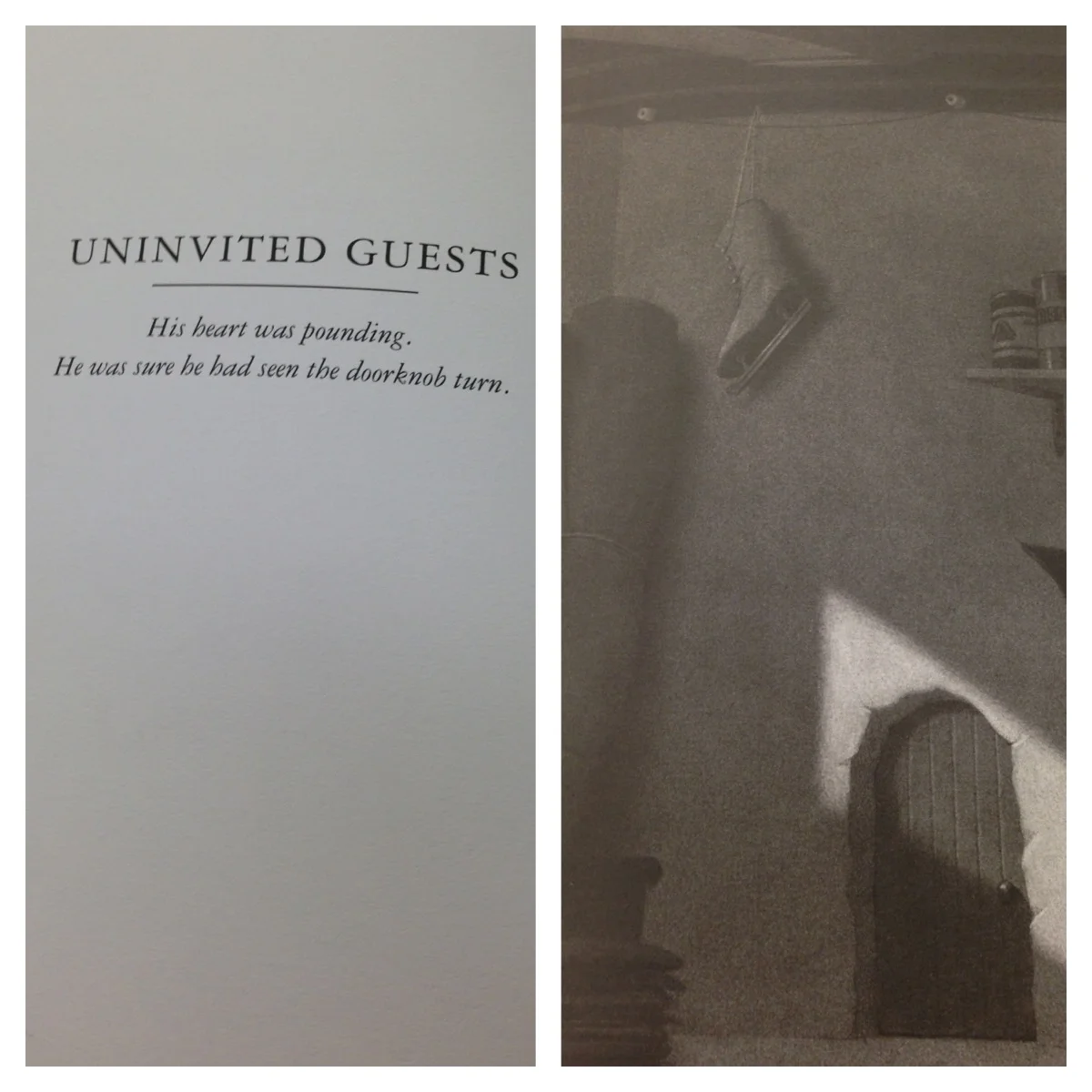 This is a classic creative writing lesson. In this book Van Allsburg pairs illustration with one, haunting and mysterious line. This is an excellent creative writing opportunity, as you can encourage students to take over the story from where the author leaves off...