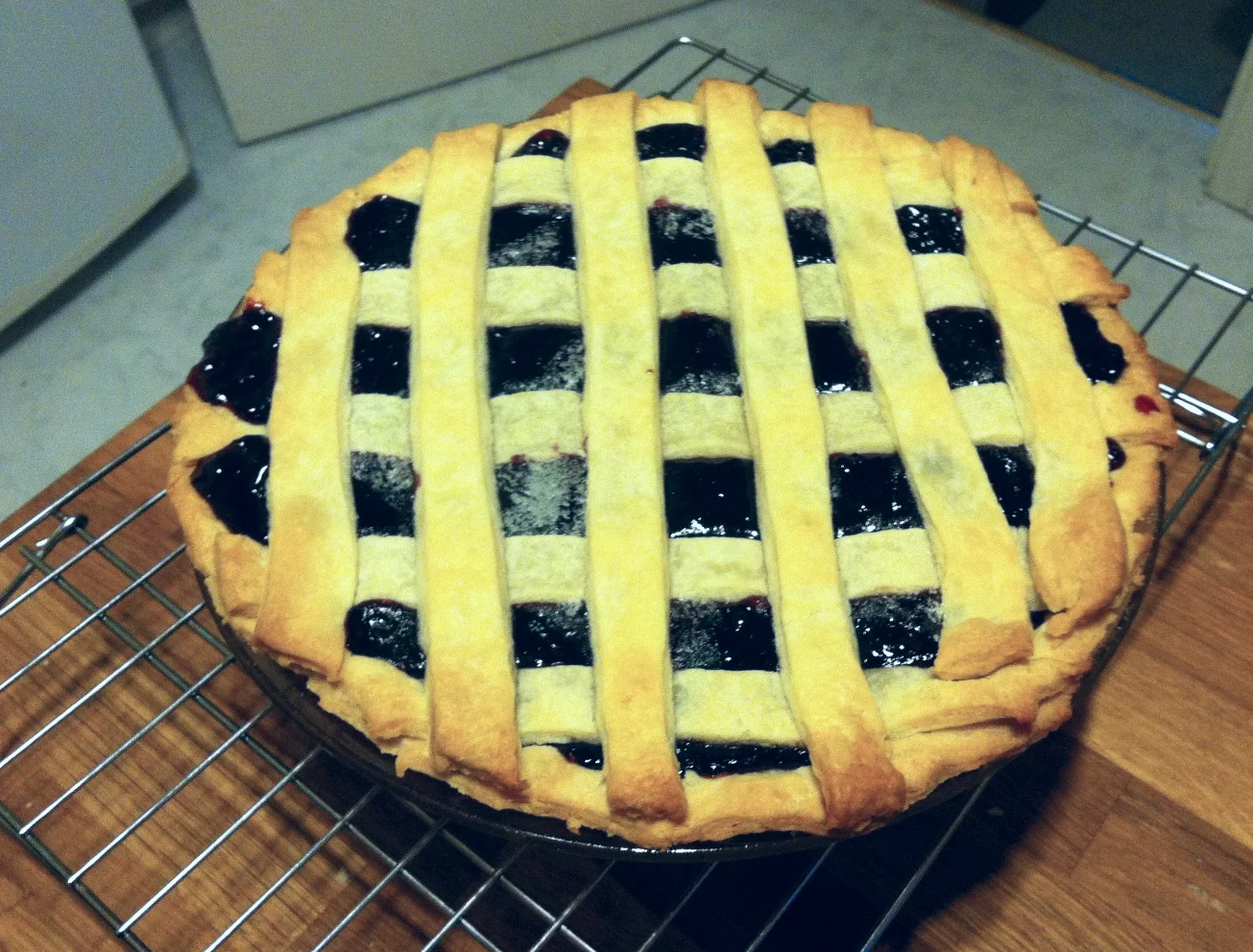 My blackberry pie in all it's glory