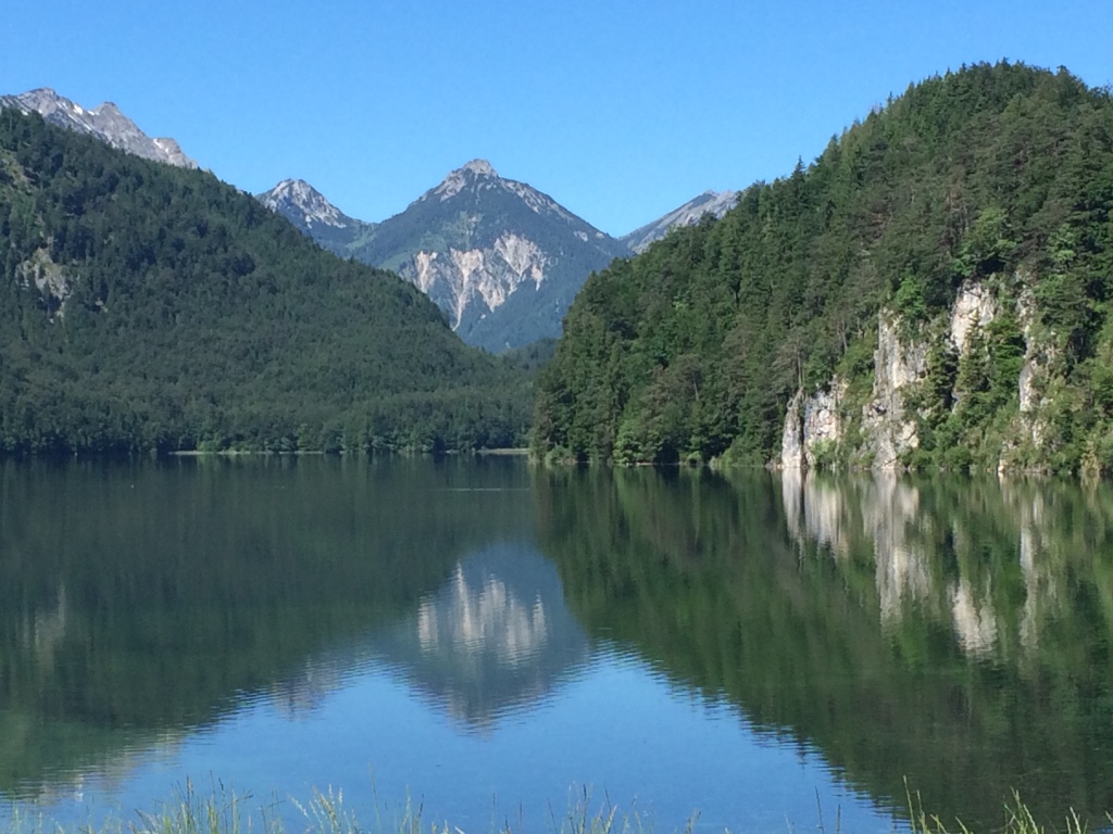 Lake Alpsee, between Hohenschwangau and Neuschwanstein castles