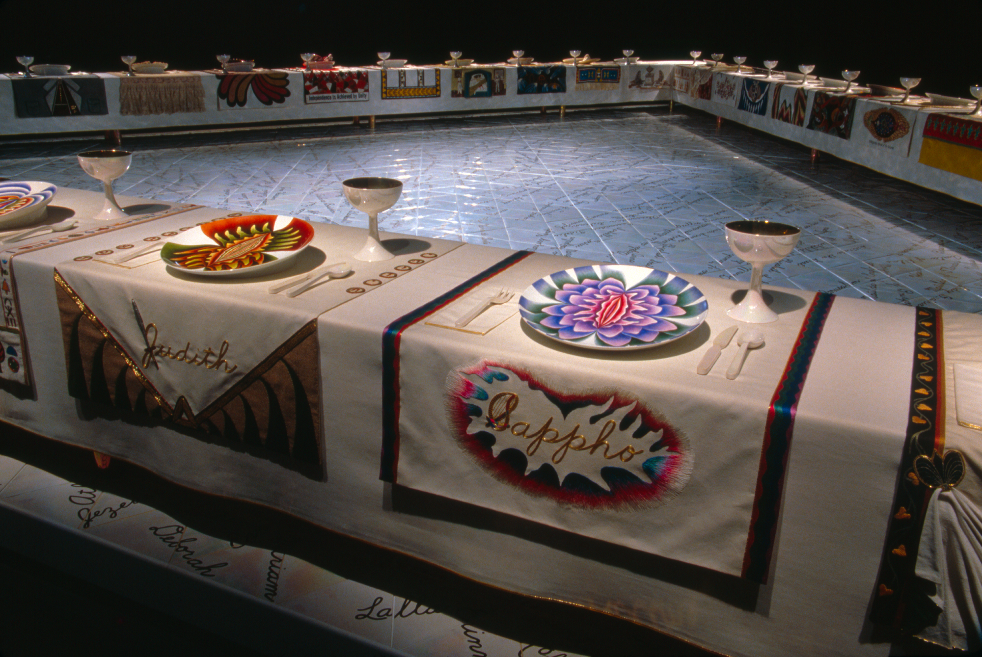 Judy Chicago, The Dinner Party , via judychicago.com