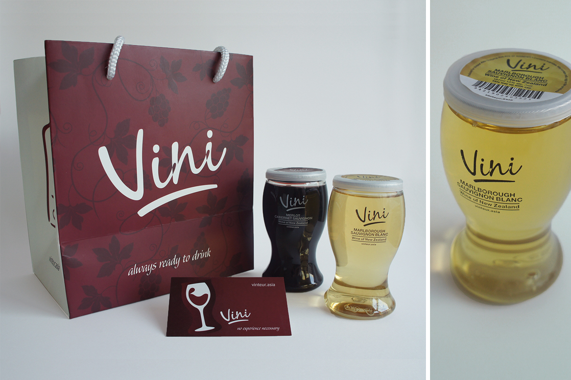 Identity design for Vini wines
