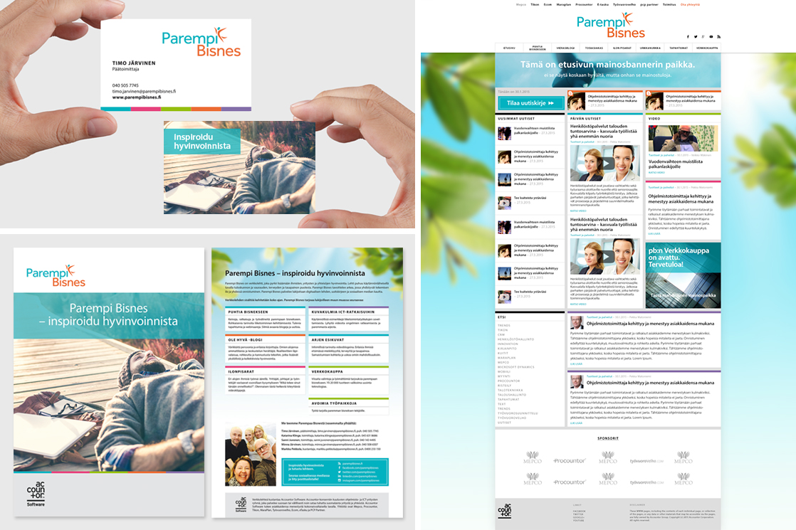 Parempi Bisnes Identity Design