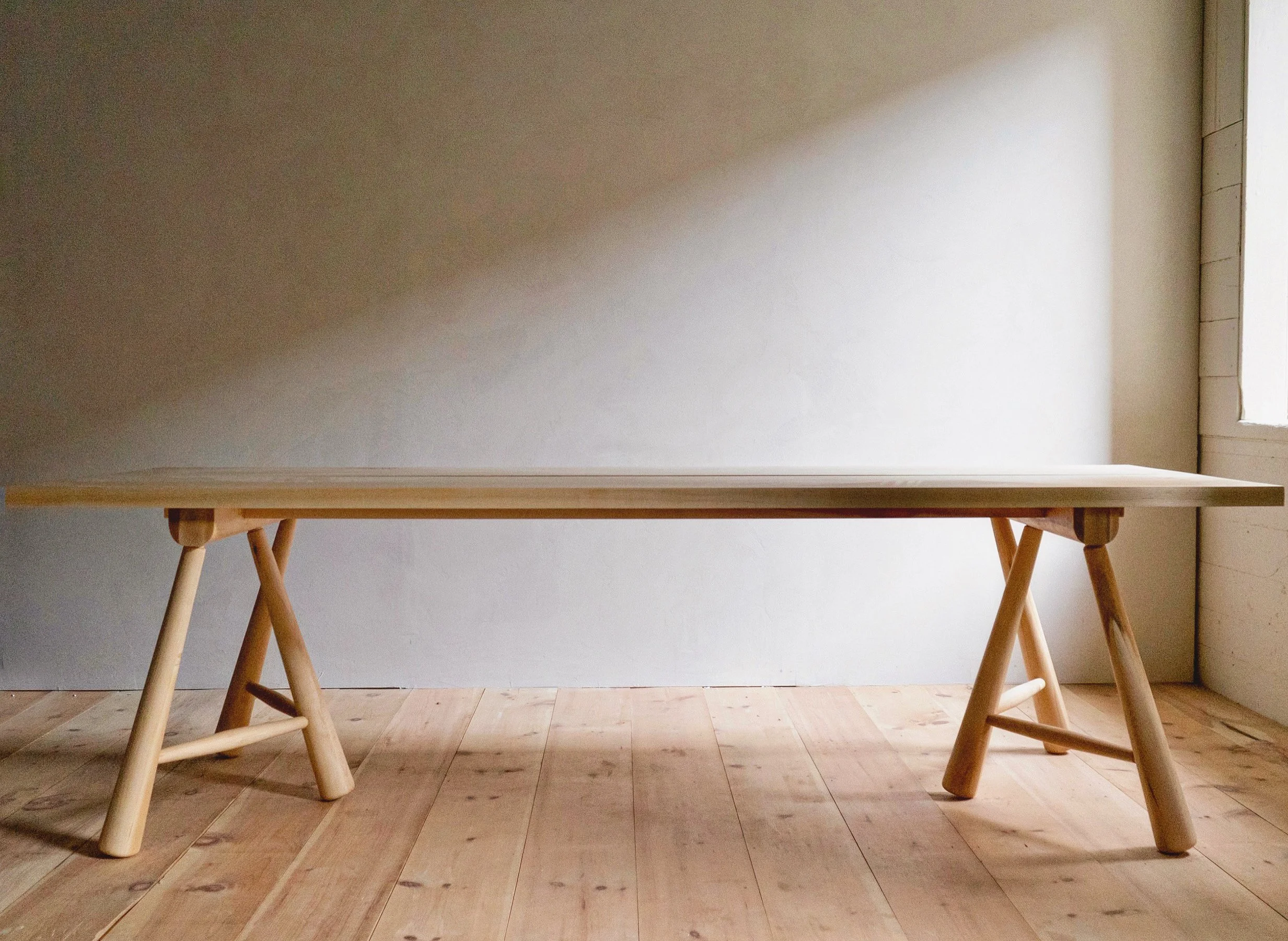 SAWHORSE DINING TABLE — bicyclette