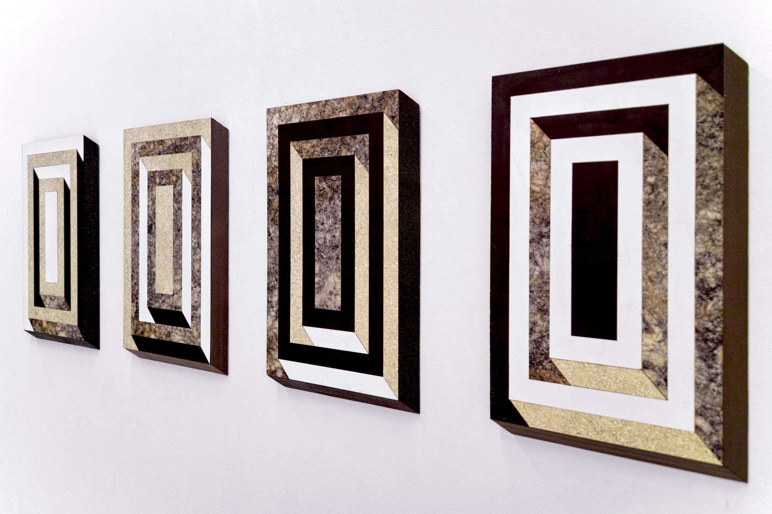 I introduced veneer into this project, to enrich the material selection and to expand the definition of “color” in my work.