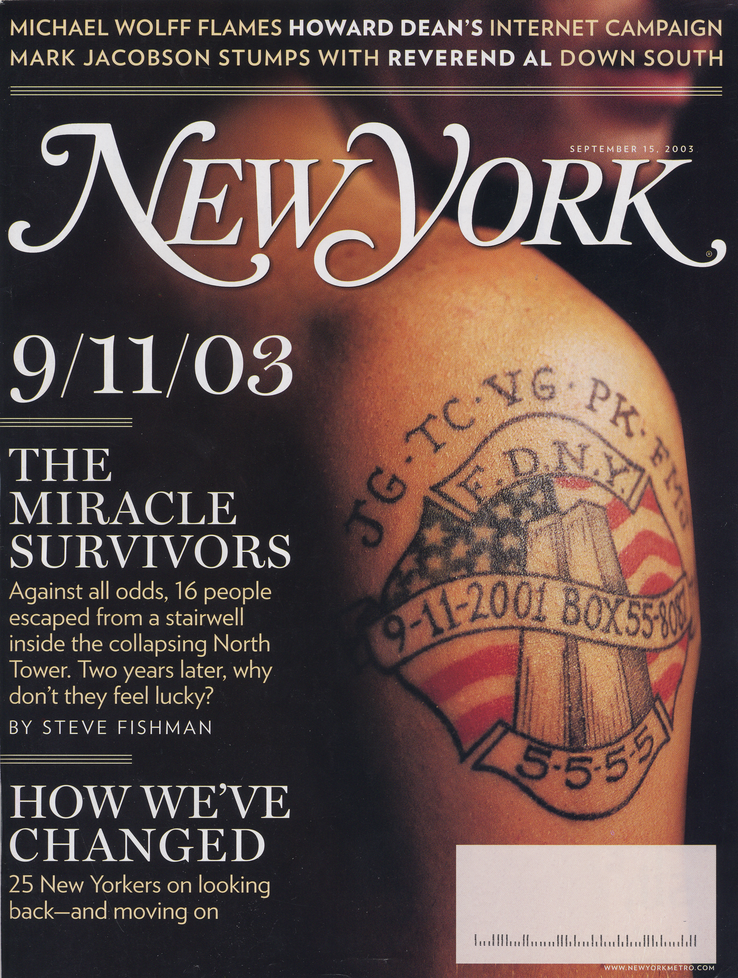 New York Magazine September 2003
