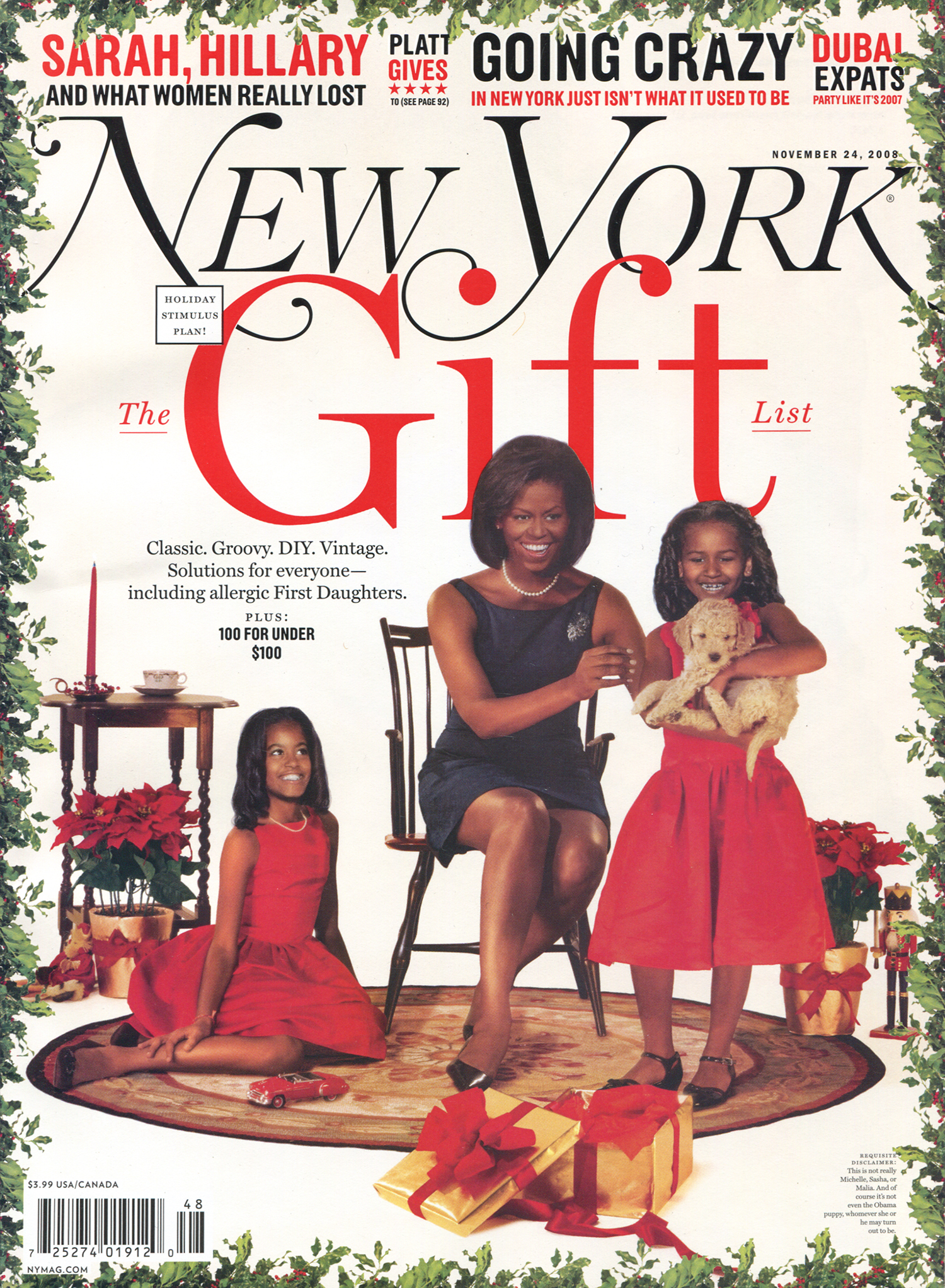 New York Magazine November 24 2008